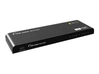 TECHLY HDMI2.0 Splitter 4K 8Port SCHWARZ