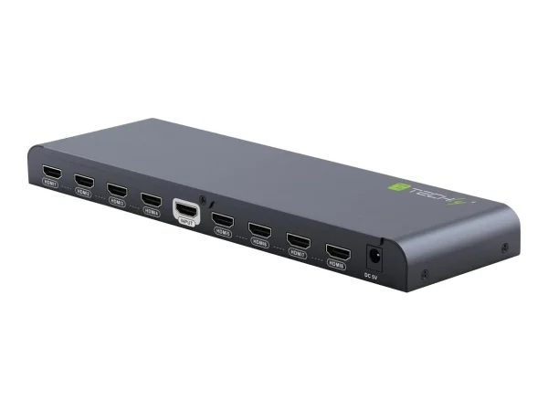 TECHLY HDMI2.0 Splitter 4K 8Port SCHWARZ