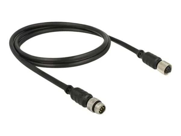 DELOCK M8 Sensor-/Aktorkabel 6Pin 1m
