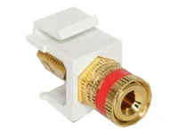 DELOCK Keystone Polkl.>Gewindebuchse rot