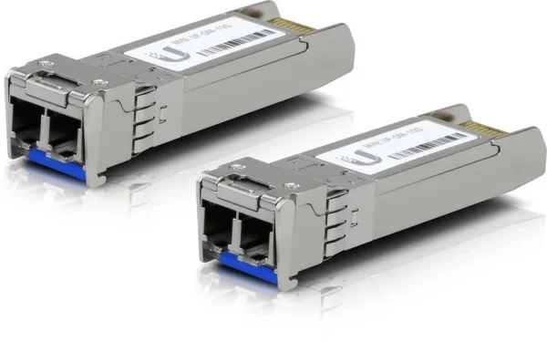 Ubiquiti SFP+ UACC-OM-SM-10G-D-2 Single-Mode Fiber LR LC-Duplex (2er-Pack) UF-SM-10G: SFP+, 10 Gbps