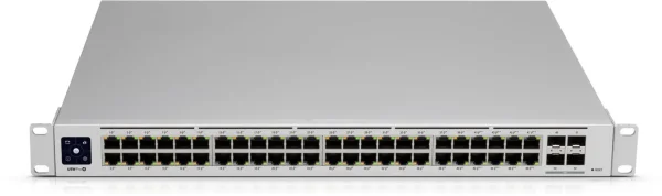 Ubiquiti Switch UniFi 48xRJ45 GBit/4xSFP+ Managed Gen2 19" Rack-Mountable, Fanless, 1,3" Touchscreen