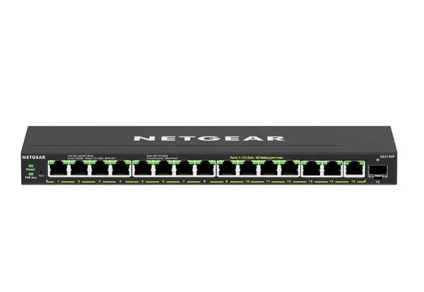 Netgear 16Port Switch 10/100/1000 GS316EP