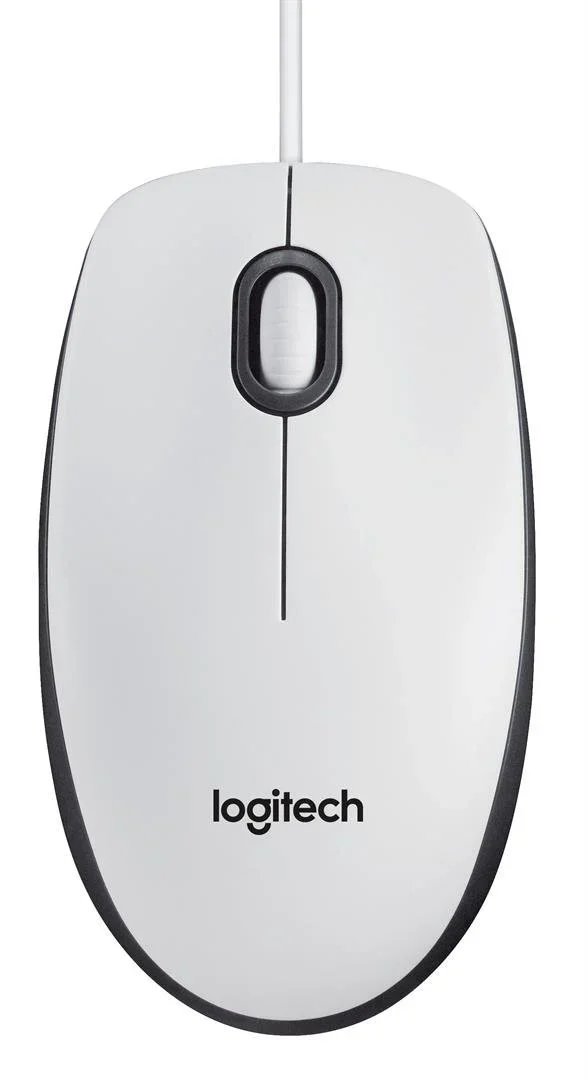 Logitech Mouse B100 Optical White