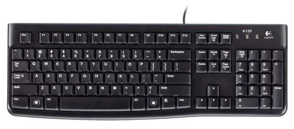 Logitech Keyboard K120 for Business [FR] black/noir
