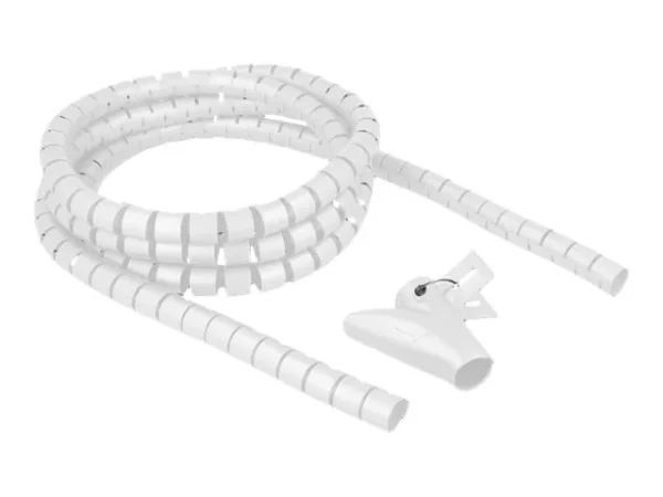 DELOCK Spiralschlauch 2,5m x 20mm weiss