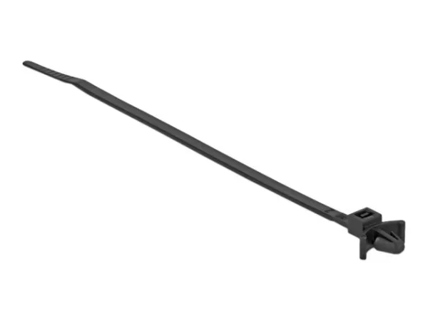 DELOCK Kabelbinder L 140 x B 4mm schw.