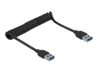DELOCK USB 3.0 Spiralkabel Typ-A Stecker