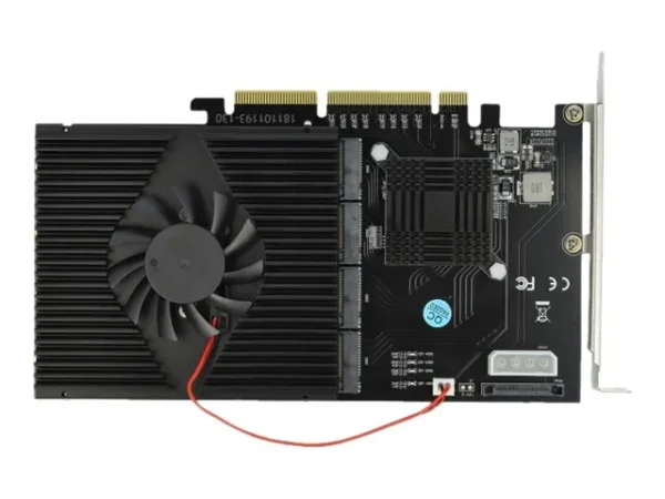 DELOCK PCI Express x8/x16 Karte zu 4xM.2