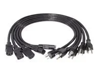 APC Power Cord Kit 5 ea C13 5-15P 0,6m