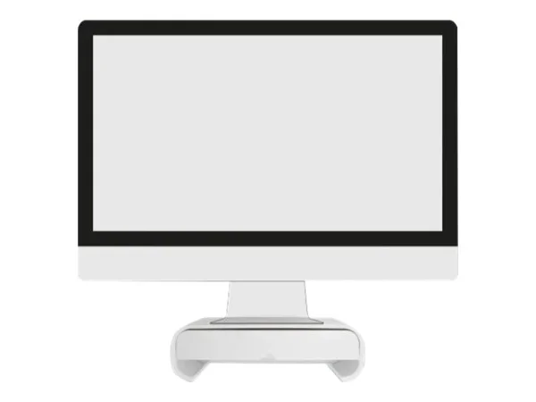 DELOCK Monitorständer mit Schublade weis