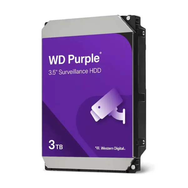 WD HD3.5" SATA3 3TB WD34PURZ / Surveillance (Di)
