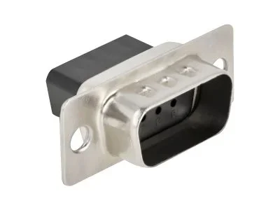 DELOCK D-Sub 9 Pin Crimp Stecker Metall