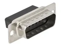 DELOCK D-Sub 15 Pin Crimp Stecker Metall