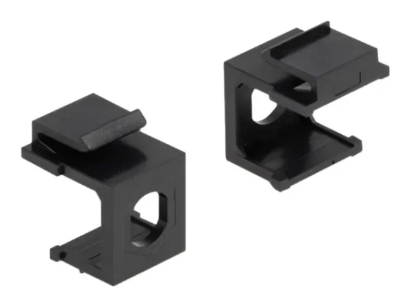 DELOCK Keystone Abdeckung schwarz 8,0mm