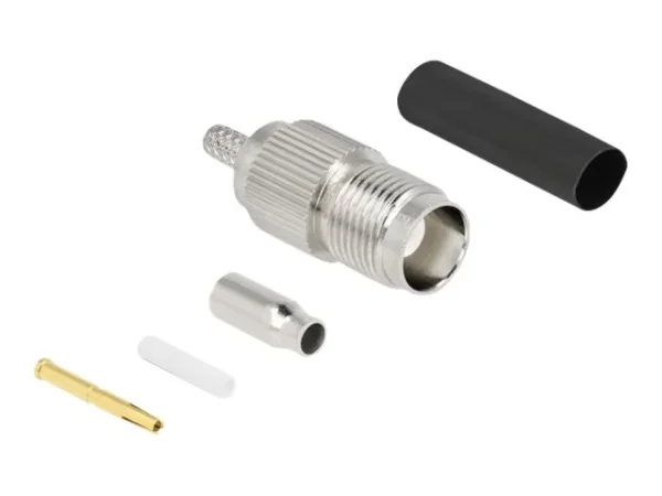 DELOCK TNC Buchse zum Crimpen RG-174