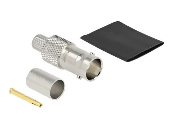 DELOCK BNC Buchse zum Crimpen RG6
