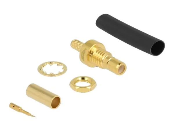 DELOCK SMB Buchse zum Crimpen RG-174