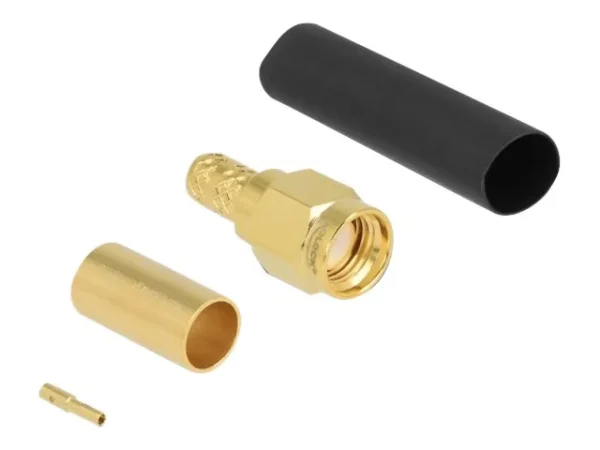 DELOCK RP-SMA Stecker zum Crimpen LMR200