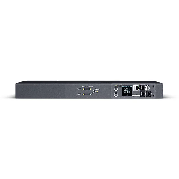 CyberPower PDU ATS, Switched, 230V/10A, 1HE, 12xC13 Ausgang, 2xC14 Eingang
