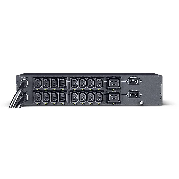 CyberPower PDU, Switched, 230V/32A, 2HE, 16xC13/2xC19 Ausgang, 2xIEC60309(32A) blauer 3pol. Stecker Eingang,