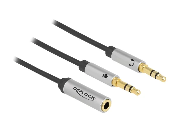DELOCK Headset Adapter 1x3,5mm 4 Pin