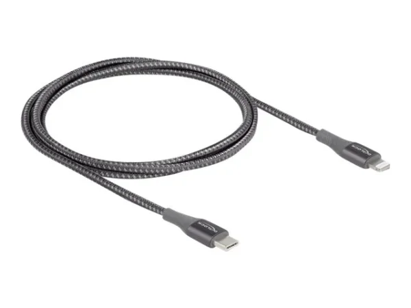 DELOCK Kabel USB Type-C > iPhone grau 1m