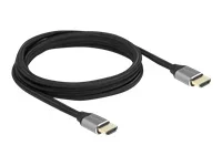 DELOCK HDMI Kabel 48Gbps 8K 60Hz grau 2m