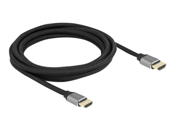 DELOCK HDMI Kabel 48Gbps 8K 60Hz grau 3m