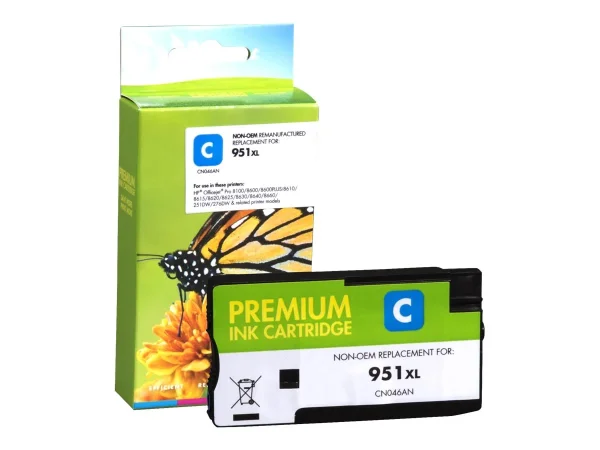 STATIC Ink cartr HP CN048AE cyn reman