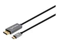 MH DP 1.4 Kabel DP St. USB-C St. 3m schw