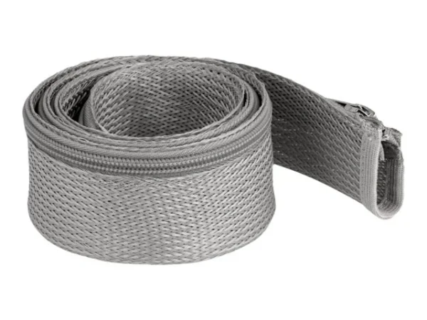 DELOCK Geflechtschlauch 1m x 50mm grau