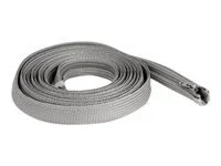 DELOCK Geflechtschlauch 3m x 20mm grau