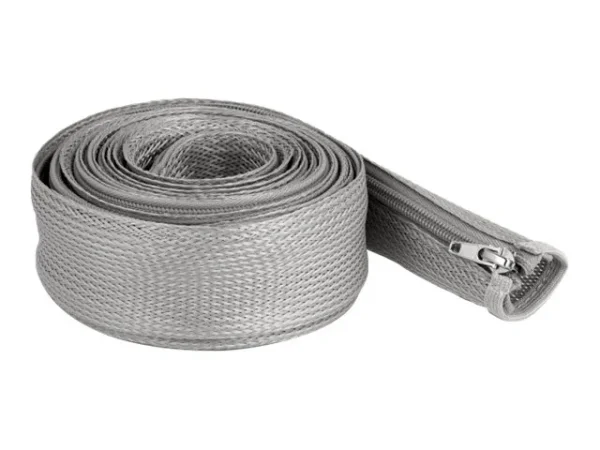 DELOCK Geflechtschlauch 3m x 50mm grau