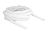 DELOCK Geflechtschlauch 5m x 25mm weiss