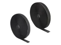 DELOCK Klettband L 15 m x B 25mm schwarz