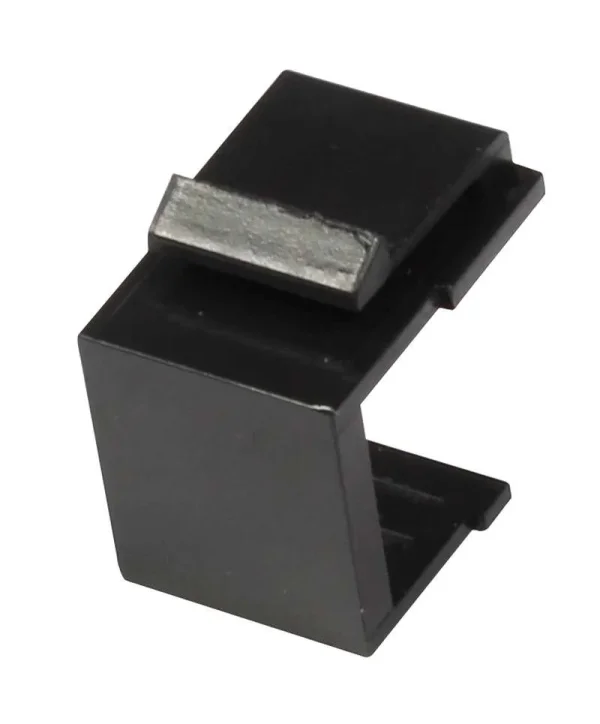 Keystone, Modul, Blindstopfen, schwarz, Synergy 21,