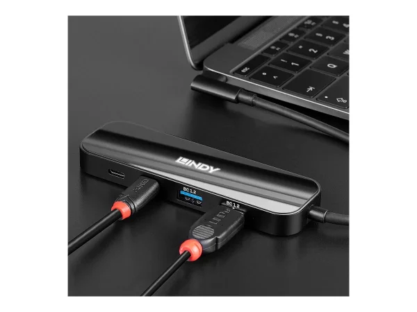 LINDY 4 Port USB 3.2 Gen 2 Typ C Hub