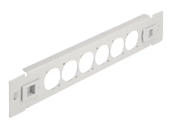 DELOCK 25,4cm D-Typ Patchpanel 6 Port gr