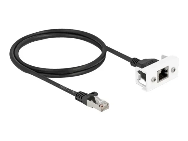 DELOCK Easy45 Modul S/FTP RJ45 Cat.6A 1m