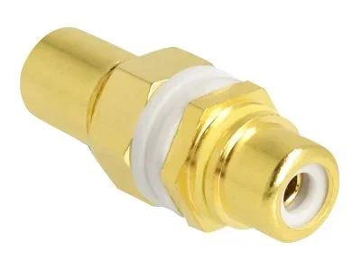 DELOCK Audio Adapter Cinch Buchse weiss