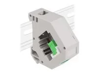 DELOCK Hutschienenadap SC Simplex grün