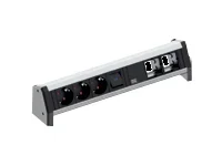 BACHMANN DESK 1x Schalter 3x Schutzkonta