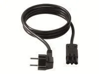 BACHMANN Montagestecker schwarz Zuleitng