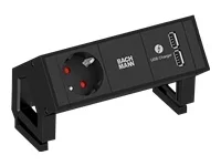 BACHMANN DESK2 1x Schutzkontakt 1x USB