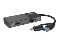 LINDY USB 3.0 Type A and C to HDMI & VGA