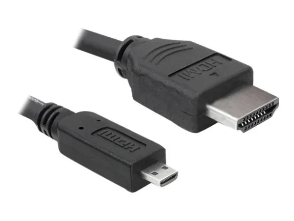 DELOCK Kabel HighSpeed HDMI m.Eth.A/D 1m