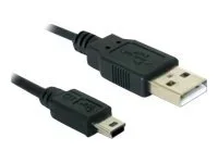 DELOCK Kabel USB 2.0 A>USB 2.0 Mini B 1m