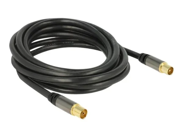 DELOCK Kabel IEC St > IEC Bu RG-6/U 3m