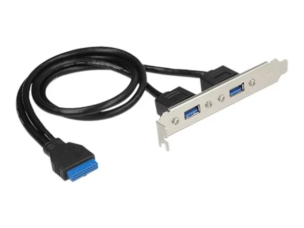 DELOCK Slotblech 1 x 19 Pin USB3.0>2xUSB